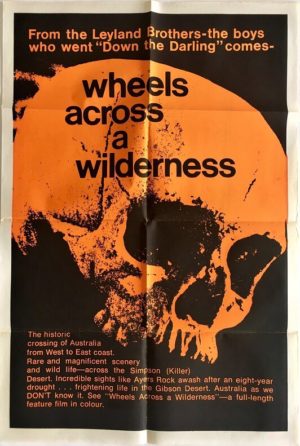 wheels across a wilderness australian one sheet poster 1966 (1)