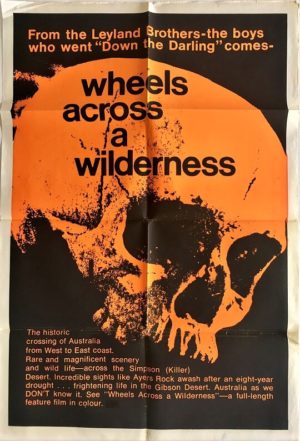 wheels across a wilderness australian one sheet poster 1966 (1)