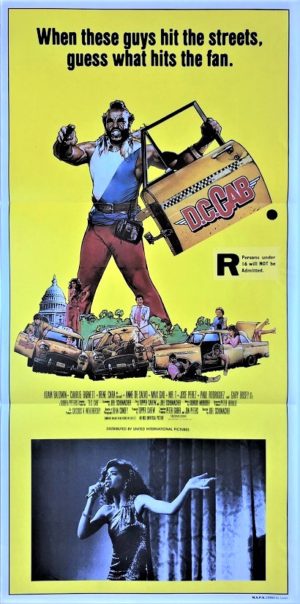 DC cabs australian daybill movie poster 1983 Mr T and drew struzan artwork