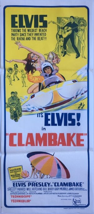 clambake elvis australian daybill movie poster (2)