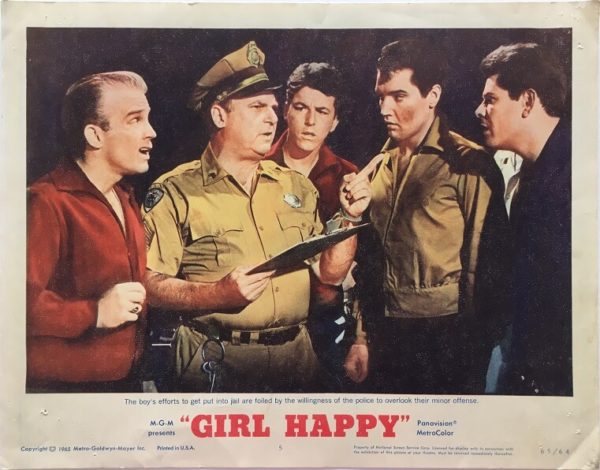 girl happy elvis presley US lobby cards (2)