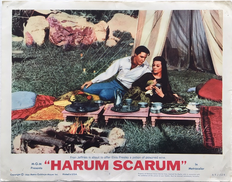 harum scarum elvis presley lobby card 8