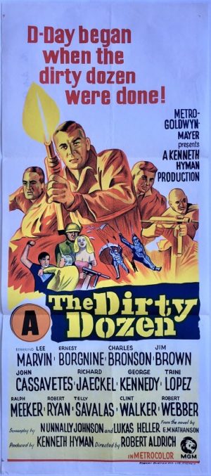 the dirty dozen australian daybill poster