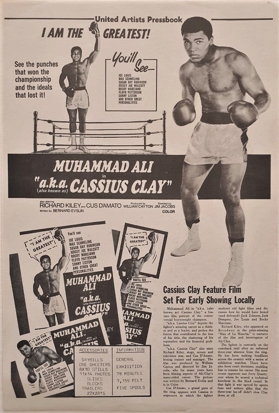 muhammad ali aka cassius clay 1970 australian press sheet