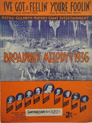 broadway melody of 1936 australian sheet music featuring eleanor powell (2)