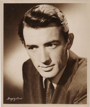 gregory peck original 1940's publicity portrait