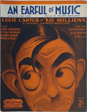 kid millions 1934 1939 australian sheet music staring eddie cantor