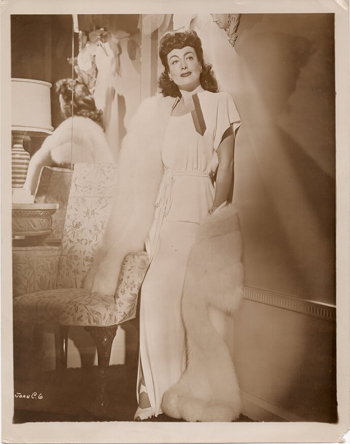 joan crawford 1940's publicity portrait