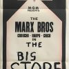 The Big Store 1941 marx brothers movie australian daybill stock poster from the 1950s