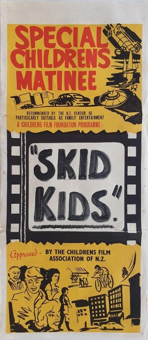 skid kids 1950s New Zealand daybill poster