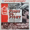 First to fight one sheet movie poster USMC 1967