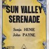sun valley serenade australian stock daybill movie poster 20th Century Fox 1950's