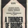 a thunder of drums austalian daybill poster 1960's