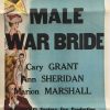 i was a male war bride australian daybill poster with cary grant 1
