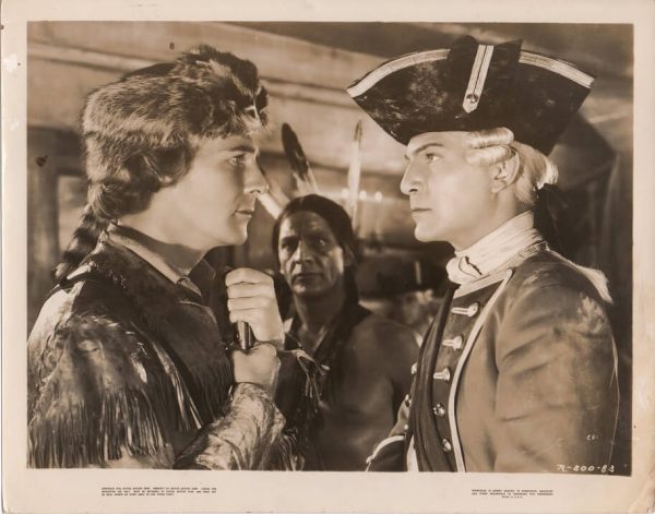 last of the mohicans publicity still 1936 featuring Randolph Scott and Henry Wilcoxon