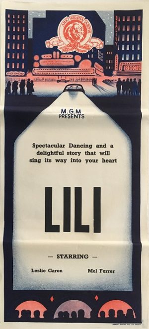 lili australian stock daybill poster 1950's