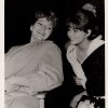 rita hayworth and claudia cardinale during filming circus world 1964