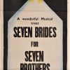 seven brides for seven brothers australian daybill poster MGM stock 1954