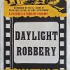 daylight robbery 1964 New Zealand stock daybill poster