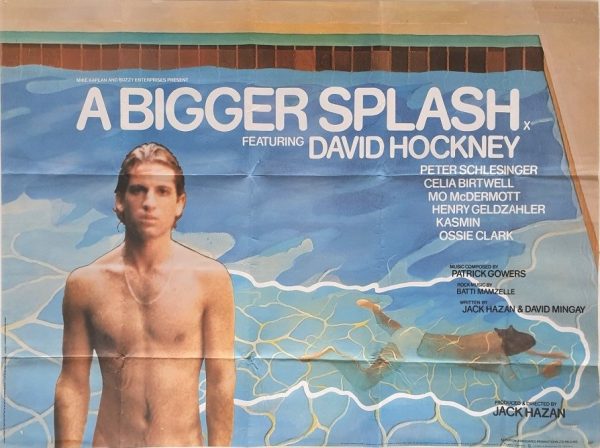 a bigger splash uk quad poster with david hockney