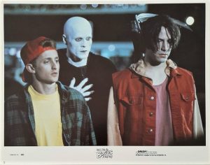 bill & ted's bogus journey lobby cards set x 8 cards