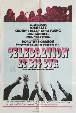 celebration at big spur us one sheet movie poster 1971 with joan baez and dorothy morrison
