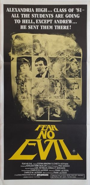 fear no evil daybill poster