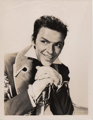 frank sinatra publicity still for the Kissing Bandit 1948