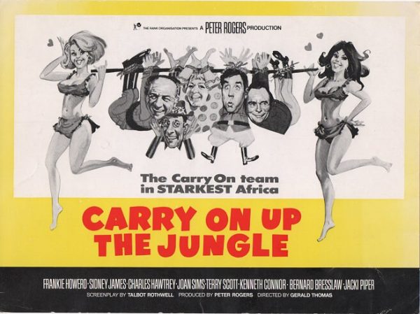 carry on up the jungle 1970 UK info sheet