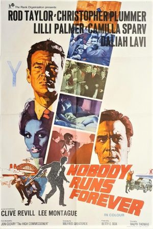 nobody runs forever uk one sheet movie poster 1968