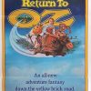return to oz australian daybill poster 1985
