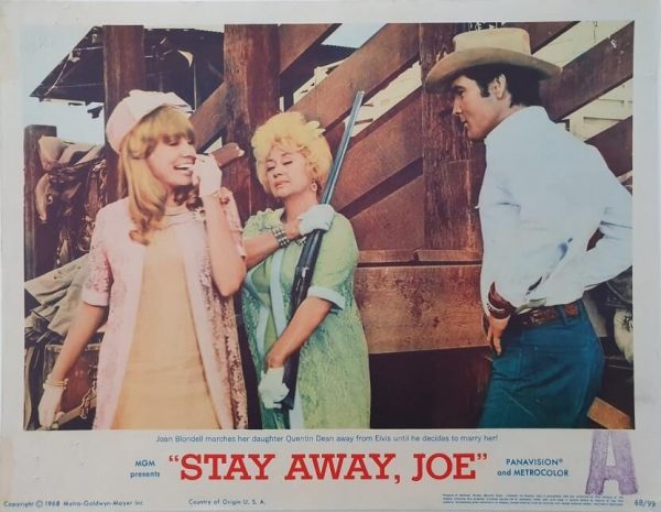 stay away joe us lobby card elvis presley