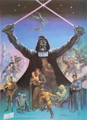 star wars the empire strikes back coke cola poster 1980