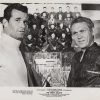 the great escape US publicity still 8 x 10 steve mcqueen and james garner