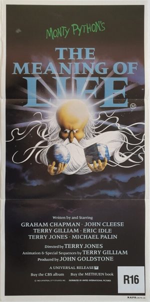 the meaning of life monty python daybill poster 1983