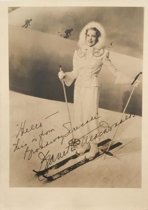 Jeanette MacDonald Broadway Serenade publicity portrait 1940s