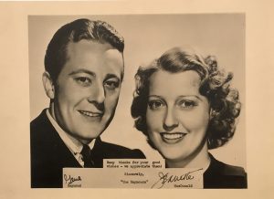 Jeanette MacDonald and Gene Raymond publicity portrait 1940s 2