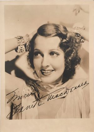 Jeanette MacDonald publicity portrait 1930s