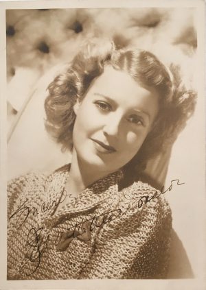 Jeanette MacDonald publicity portrait 1940s