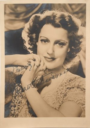Jeanette MacDonald publicity portrait 1940s