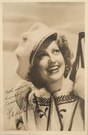 Jeanette MacDonald publicity portrait 1940s