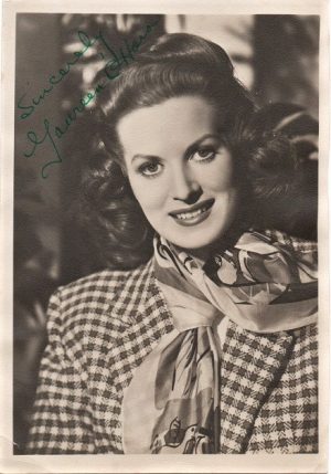 Maureen O'Hara 1940s signed publicity portrait