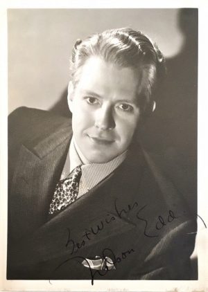 Nelson Eddy publicity portrait 1930s