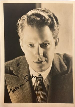 Nelson Eddy publicity portrait 1940s