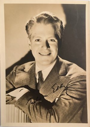 Nelson Eddy publicity portrait 1940s