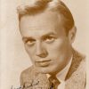 Richard Widmark 1950s signed portrait