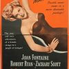 born to be bad joan fontaine promotional flyer 1950