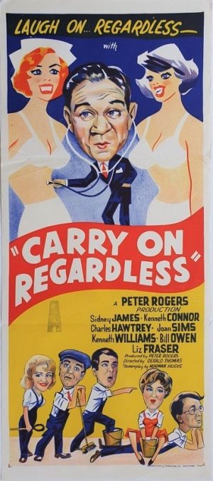 carry on regardless daybill poster 1961