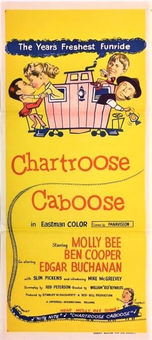 chartroose caboose daybill poster 1960