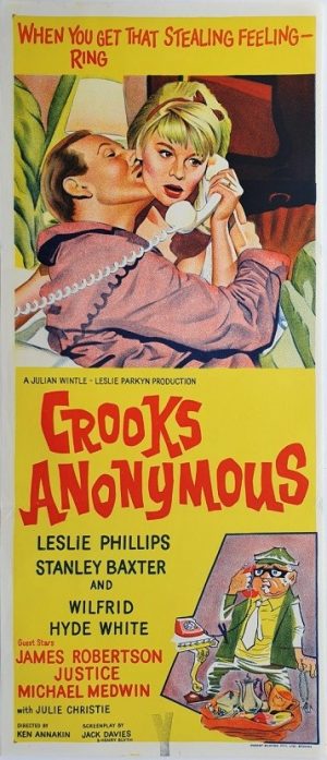 crooks anonymous australian daybill poster leslie phillips 2